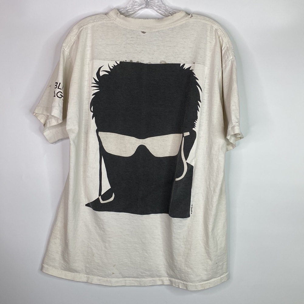 Vintage Public Image Single Stitch White Tshirt Size Large GRUNGE